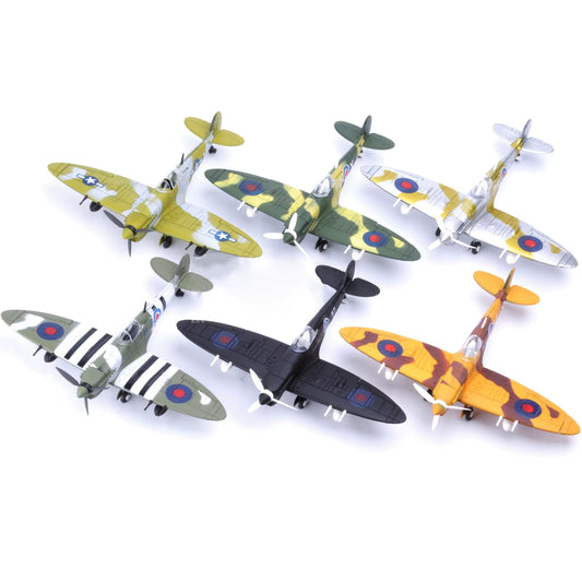 1:48 Britain Spitfire Hurricane F4U Corsair Assemble Fighter Aeroplane Model Combat Airplane Aircraft