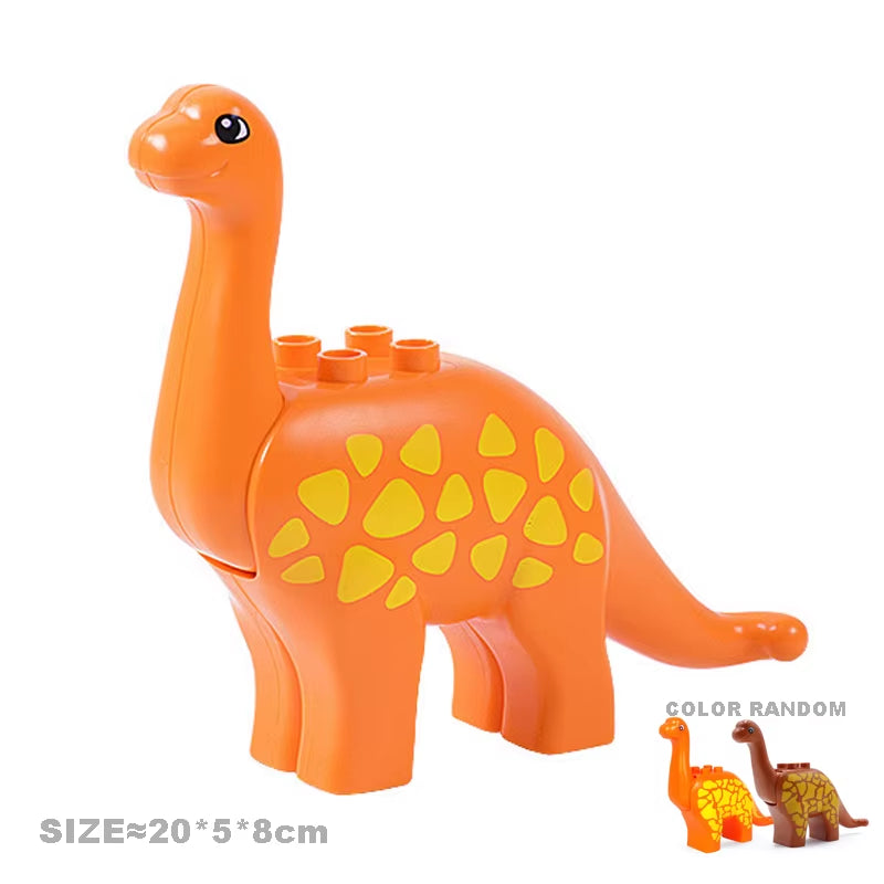 Big Size Building Blocks Cat Dog Pig Rabbit Model Accessories Compatible Bricks Farm Animals Set Assemble Education Toys for Kid