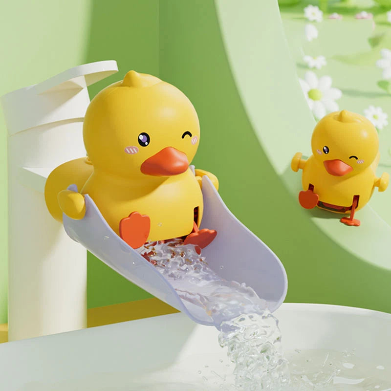 Children Cartoon Faucet Extender Bath Toys Kids Hand Washing in Bathroom Sink Accessories Baby Toys for Bathroom Water-Saving