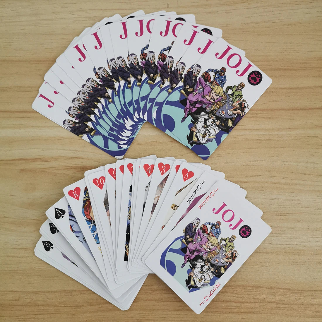 Cosplay Board Game Cards Joseph Joestar Kujo Jotaro Josuke Hardcover Poker Toy Gift with Box