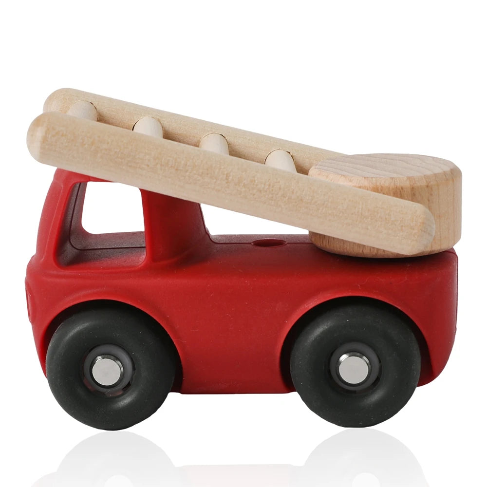 Baby Silicone Car Toys Montessori Baby Things Silicone Baby Teether Toy Car 0 12 Months Newborn Educational Toy Silicone Blocks