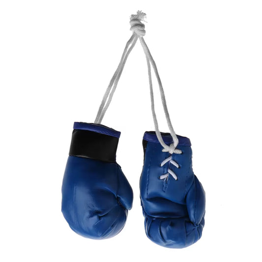 2Pcs/Pair Mini Boxing Gloves Car Pendant Solid Color Miniature Punching Gloves Home Wall Hanging Decoration Ornaments