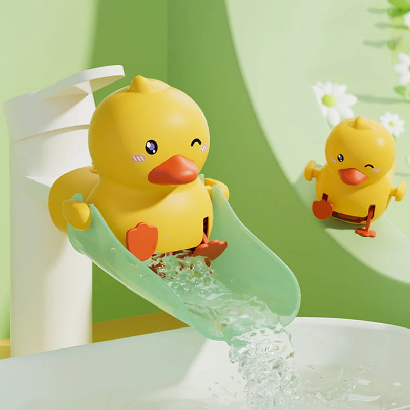 Children Cartoon Faucet Extender Bath Toys Kids Hand Washing in Bathroom Sink Accessories Baby Toys for Bathroom Water-Saving