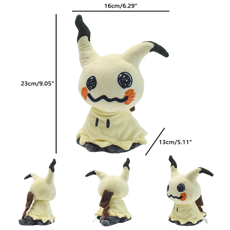Pokemon Plush Kawaii Mimikyu Pillow Stuffed Toys Cartoon & Cute Throw Pillow Birthday Gift for Kids Friends Home Decoration