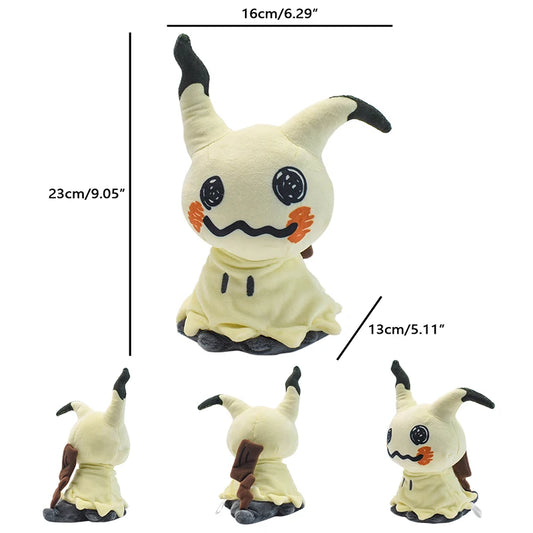 Pokemon Plush Kawaii Mimikyu Pillow Stuffed Toys Cartoon & Cute Throw Pillow Birthday Gift for Kids Friends Home Decoration