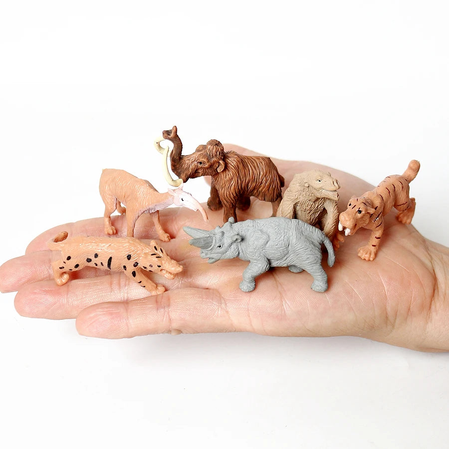 Simulation Human Evolution of Man,Primitive Human Prehistoric Life and Animal Models Historical Educational Figurine Toys