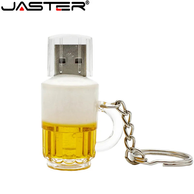 Special Beer Mug Model Usb Flash Drive Beer Glass Pendrive 8Gb 16Gb 32Gb 64Gb Memory Stick Pen Drive USB 2.0 Thumb Drive