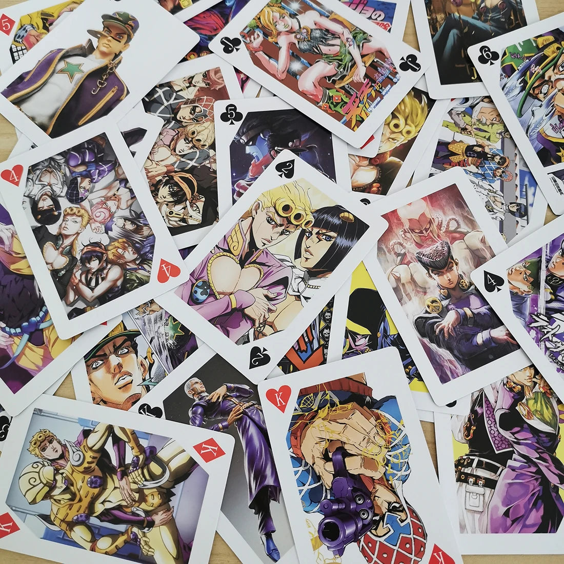 Cosplay Board Game Cards Joseph Joestar Kujo Jotaro Josuke Hardcover Poker Toy Gift with Box