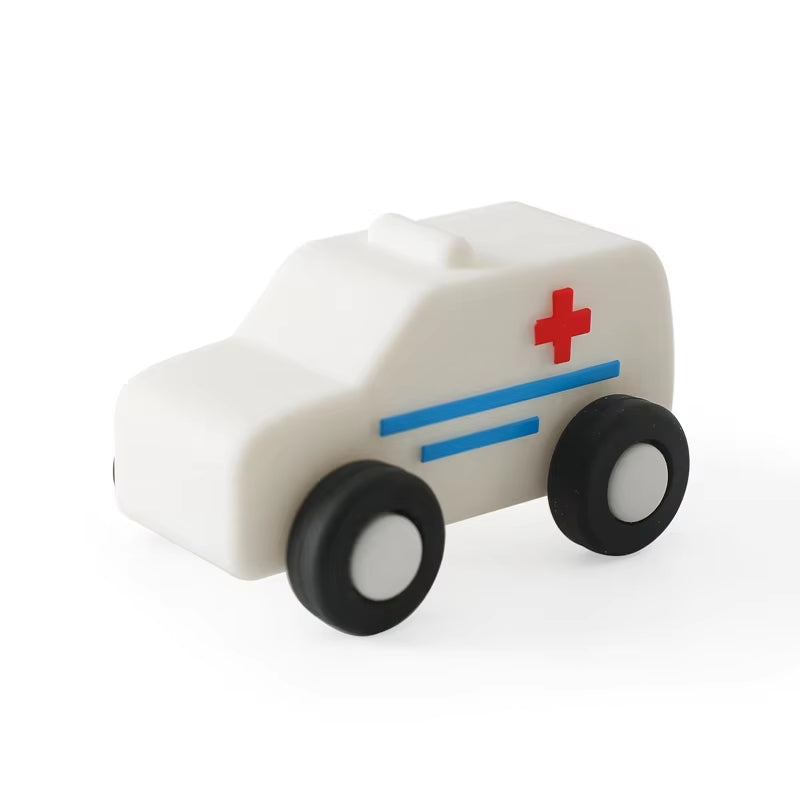 Baby Silicone Car Toys Montessori Baby Things Silicone Baby Teether Toy Car 0 12 Months Newborn Educational Toy Silicone Blocks
