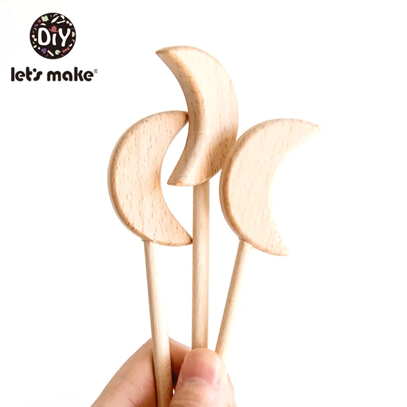Wooden Star Wands Blank Natural Wood Magic Wands for DIY Crafts Princess Fairy Wand for Kids Party Favors Painting & Decorating