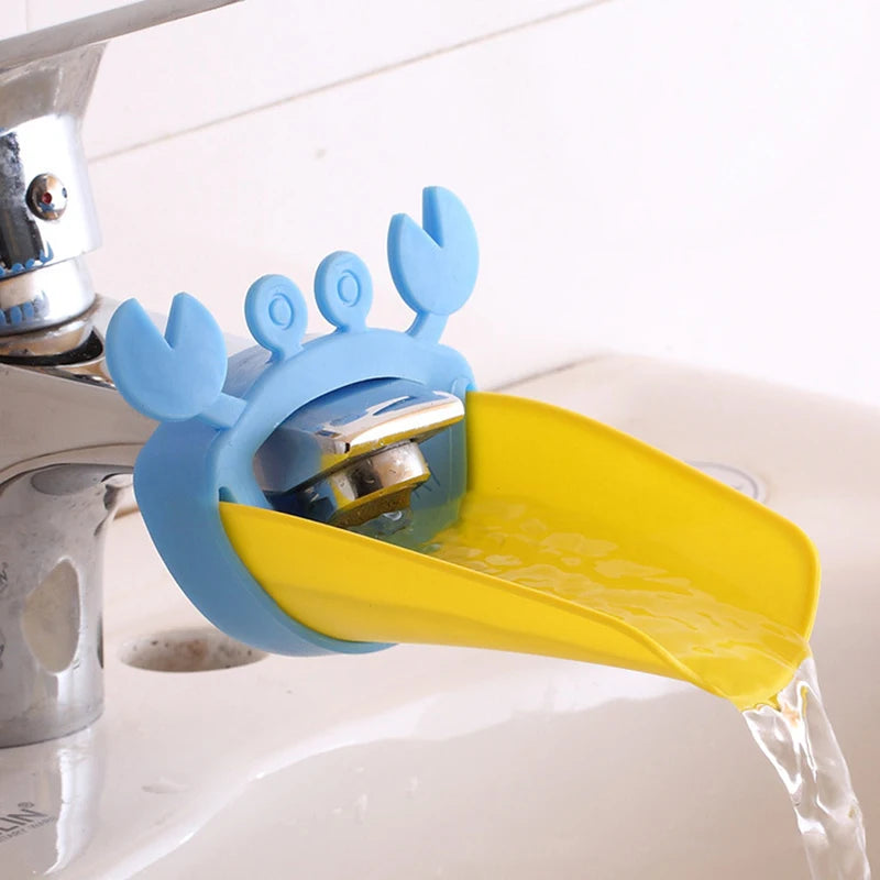 Children Cartoon Faucet Extender Bath Toys Kids Hand Washing in Bathroom Sink Accessories Baby Toys for Bathroom Water-Saving