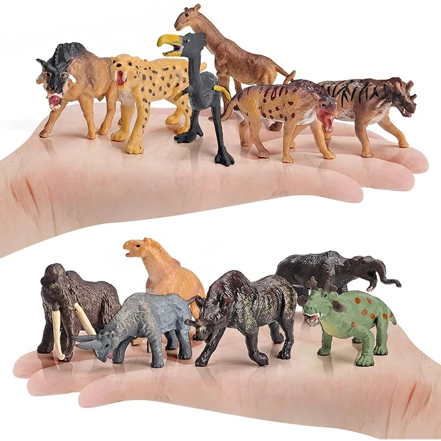 Simulation Human Evolution of Man,Primitive Human Prehistoric Life and Animal Models Historical Educational Figurine Toys