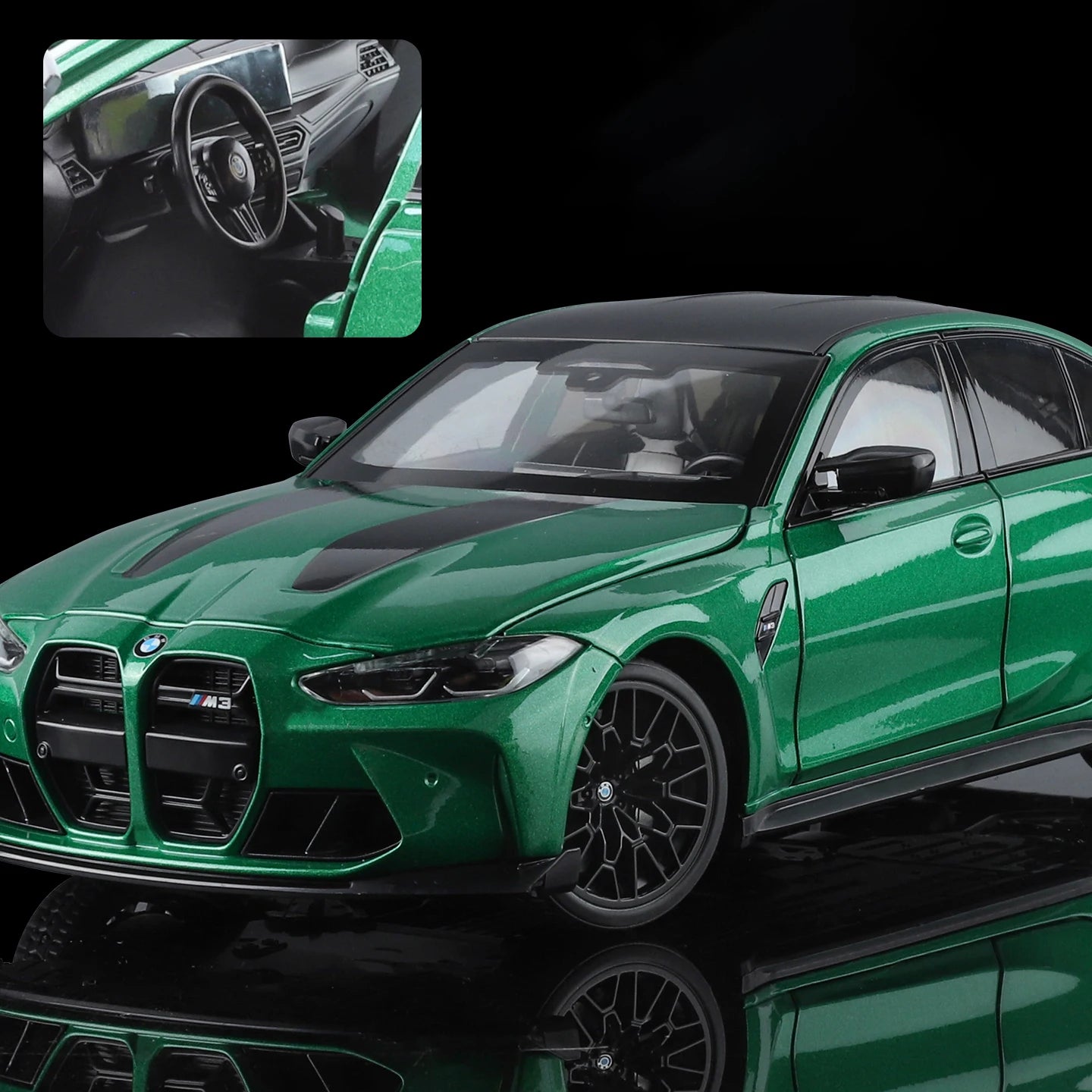 1:18 BMW M3 CS LCI G80 Mpower Supercar Diecast Model - Perfect Miniature for Car Enthusiasts and Kids!