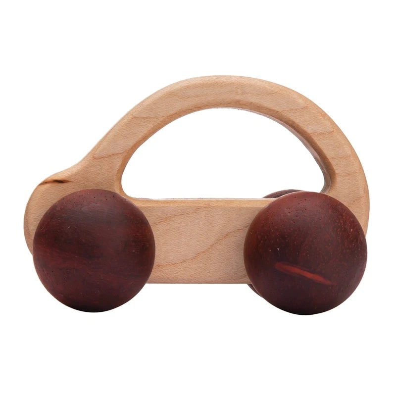 1Pcs Baby Wooden Toys Beech Wood Van Blocks Cartoon Car Montessori Educational Toys Boy Girl Baby 0-12 Months Toys Newborn Gifts