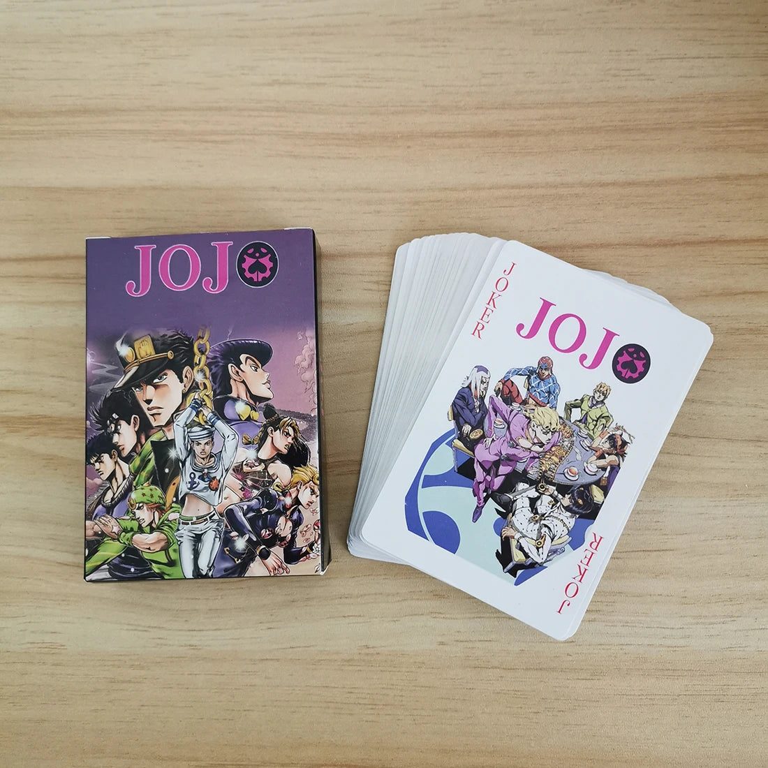 Cosplay Board Game Cards Joseph Joestar Kujo Jotaro Josuke Hardcover Poker Toy Gift with Box