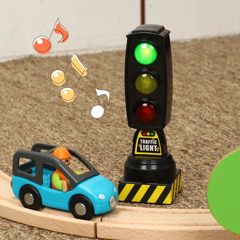 New Wooden Train Track Beech Wooden Railway Tracks Accessories Fit for All Brands Wood Tracks Educational Toys for Kids Gift