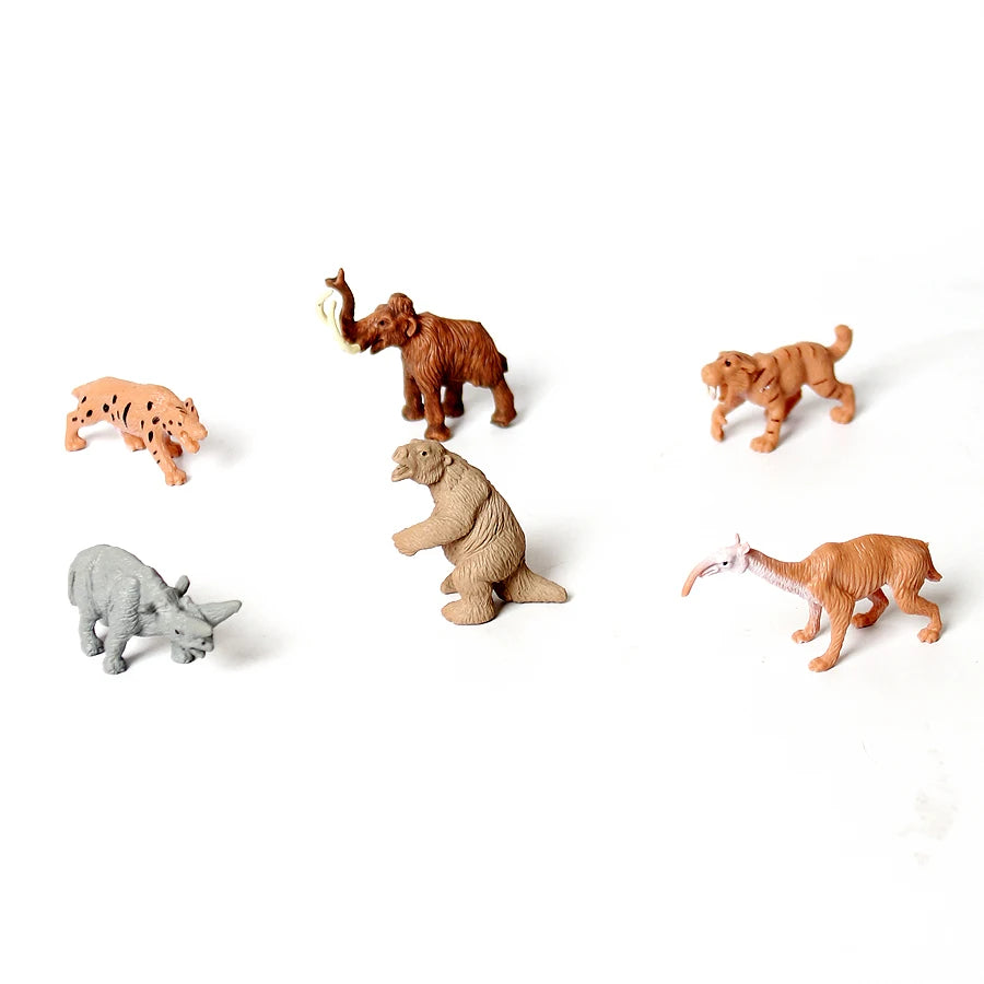 Simulation Human Evolution of Man,Primitive Human Prehistoric Life and Animal Models Historical Educational Figurine Toys