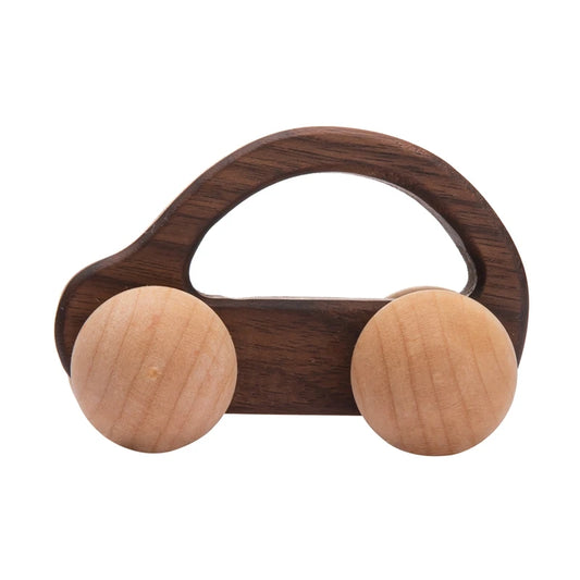 1Pcs Baby Wooden Toys Beech Wood Van Blocks Cartoon Car Montessori Educational Toys Boy Girl Baby 0-12 Months Toys Newborn Gifts