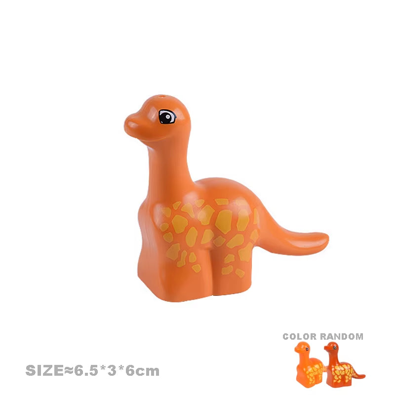 Big Size Building Blocks Cat Dog Pig Rabbit Model Accessories Compatible Bricks Farm Animals Set Assemble Education Toys for Kid