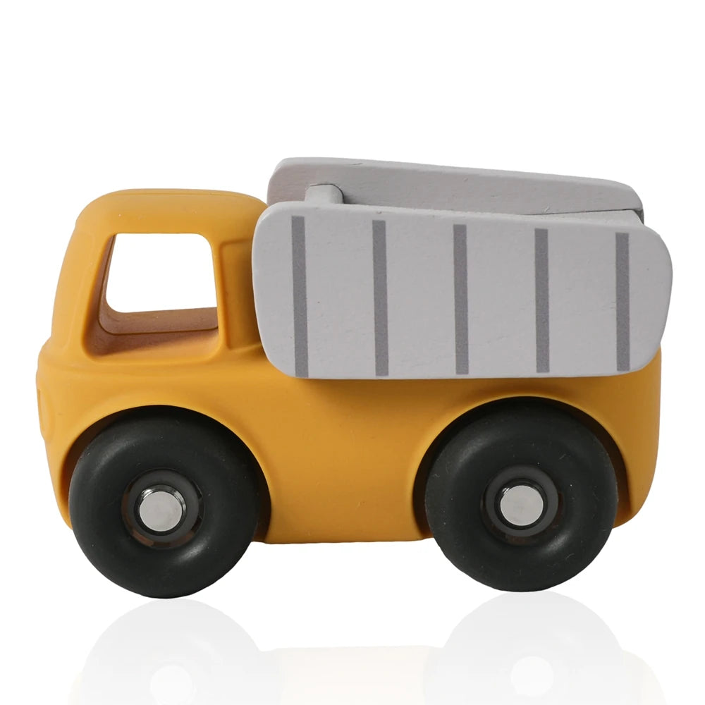 Baby Silicone Car Toys Montessori Baby Things Silicone Baby Teether Toy Car 0 12 Months Newborn Educational Toy Silicone Blocks