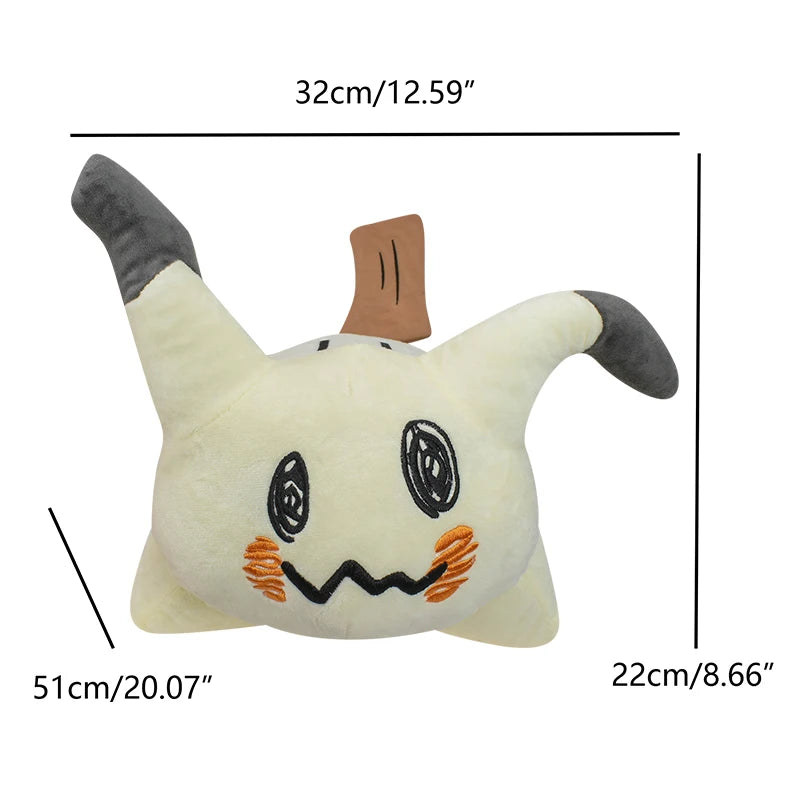 Pokemon Plush Kawaii Mimikyu Pillow Stuffed Toys Cartoon & Cute Throw Pillow Birthday Gift for Kids Friends Home Decoration
