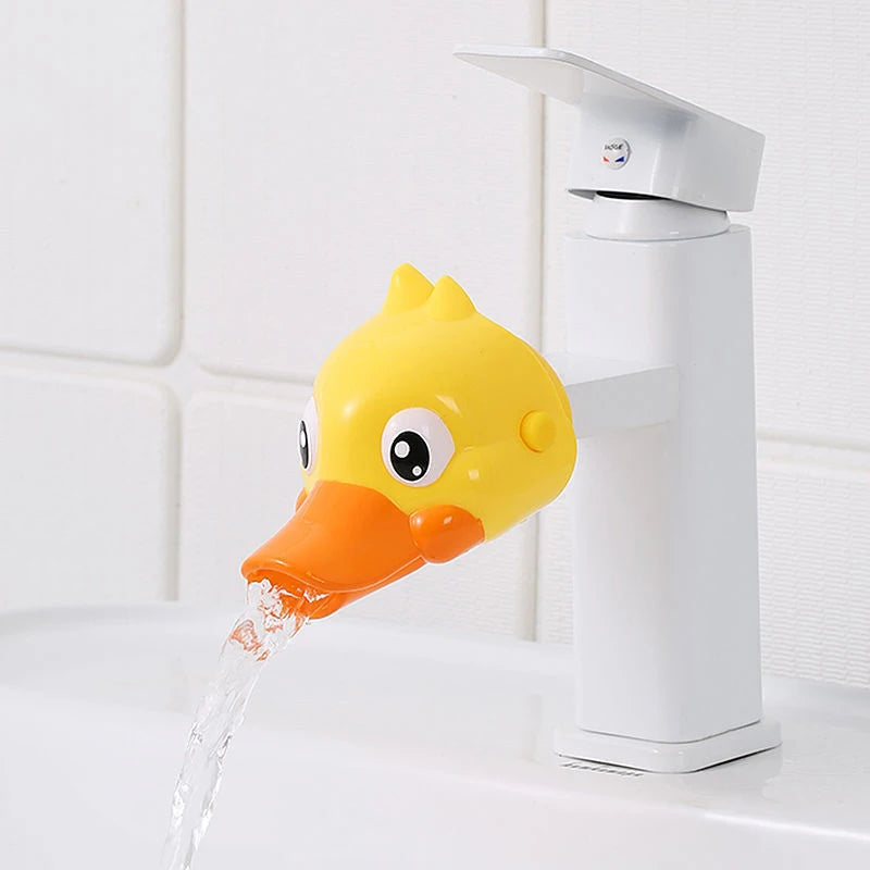 Children Cartoon Faucet Extender Bath Toys Kids Hand Washing in Bathroom Sink Accessories Baby Toys for Bathroom Water-Saving