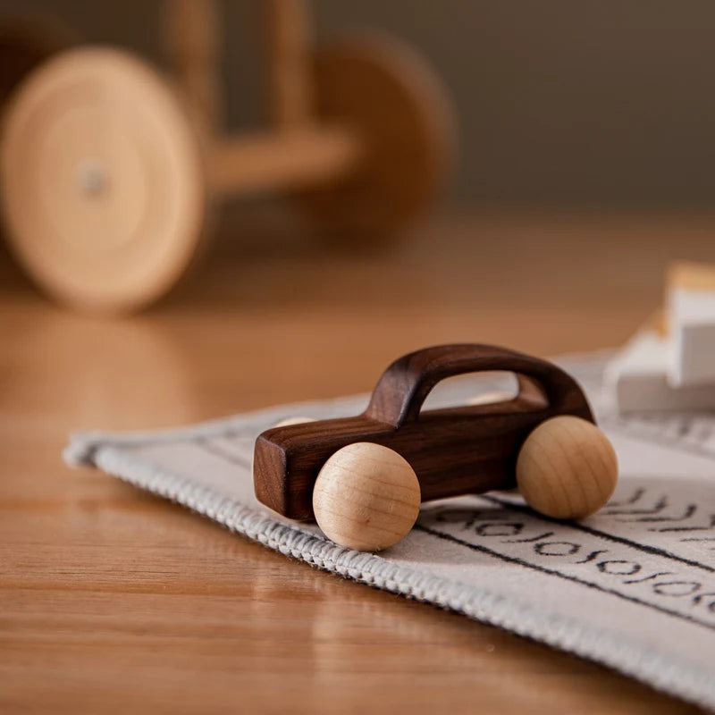 Wooden Child Block for Babies BPA Free Organic Beech Animal Shape Baby Toy Car Montessori Toys Brain Game Handmade Crafts Gifts
