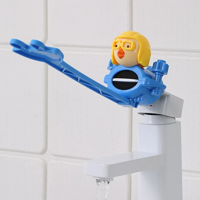 Children Cartoon Faucet Extender Bath Toys Kids Hand Washing in Bathroom Sink Accessories Baby Toys for Bathroom Water-Saving
