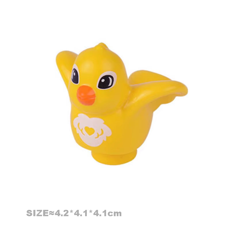 Big Size Building Blocks Cat Dog Pig Rabbit Model Accessories Compatible Bricks Farm Animals Set Assemble Education Toys for Kid