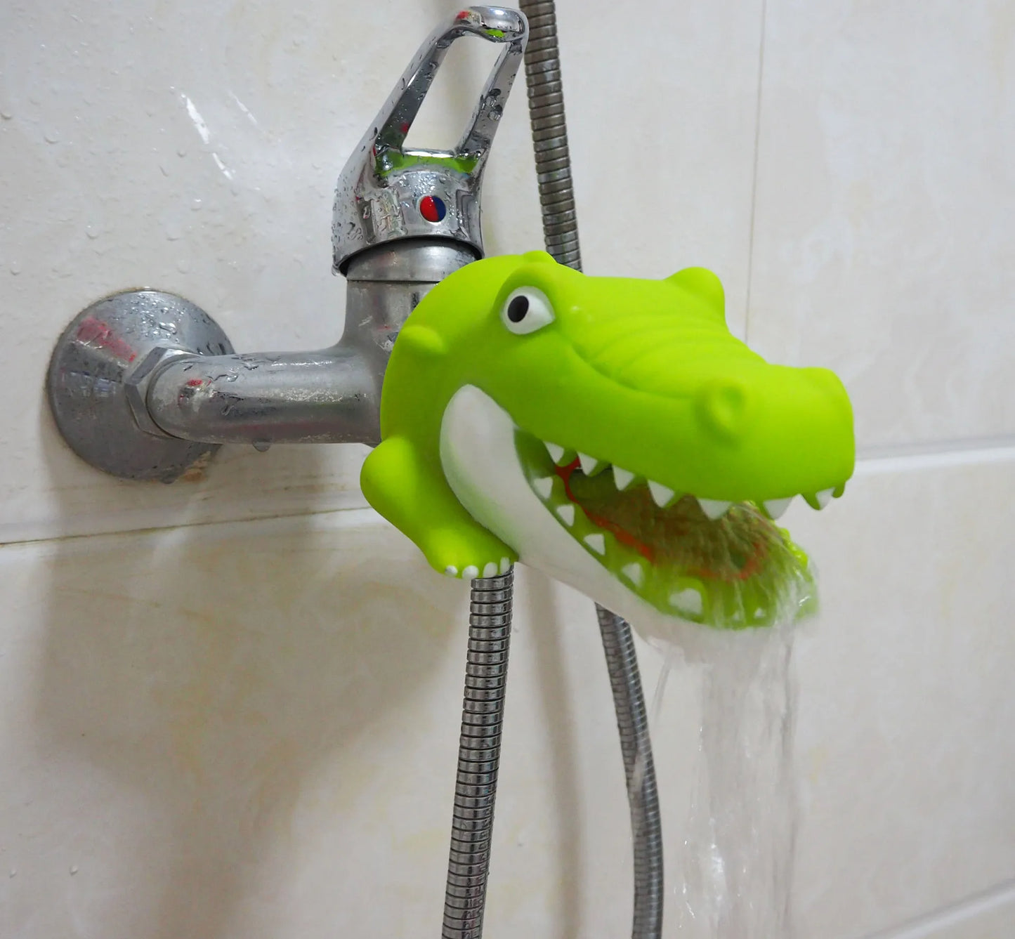 Children Cartoon Faucet Extender Bath Toys Kids Hand Washing in Bathroom Sink Accessories Baby Toys for Bathroom Water-Saving